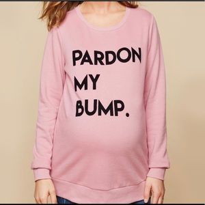 Pardon My Bump sweatshirt
Motherhood Maternity